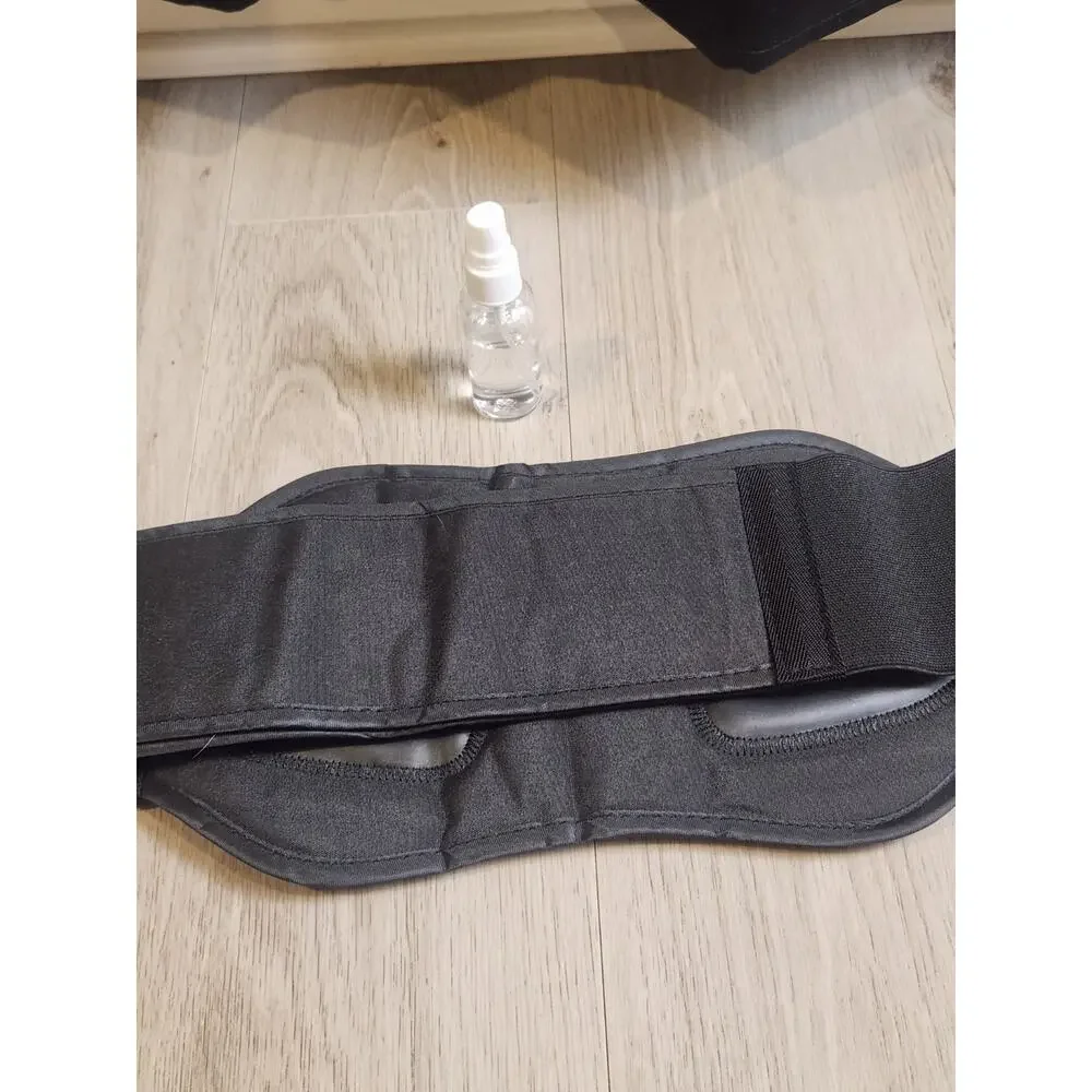 EMS Abdominal Muscle Stimulator Toning Belt 6 Modes w Charger Spray Bottle